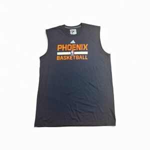 Adidas Climalite Phoenix Suns Basketball Mens Size XL Tall Black Sleeveless Tee